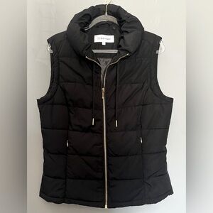 CALVIN KLEIN BLACK PUFFER VEST